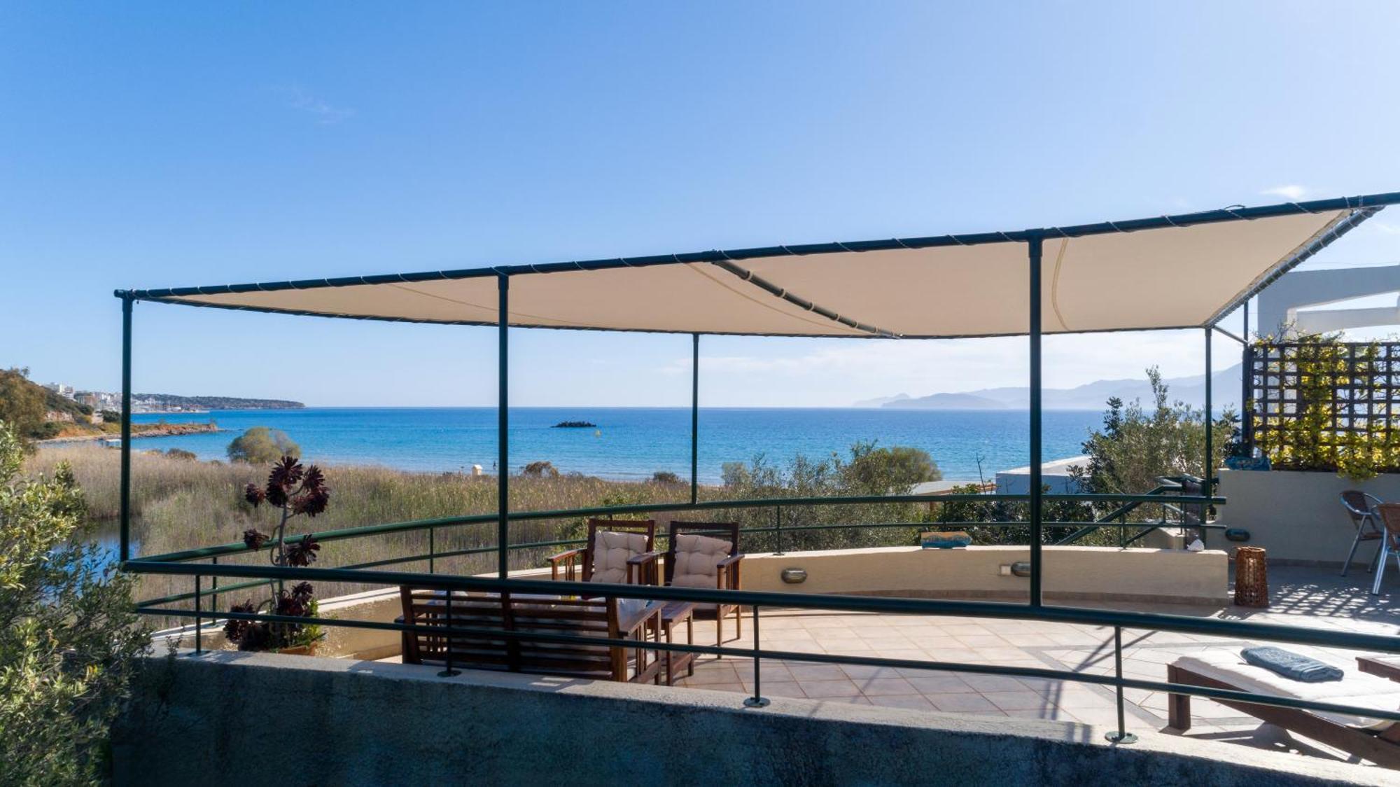 Coastal Dream Beachview Jacuzzi& Sauna Amoudara  Eksteriør billede