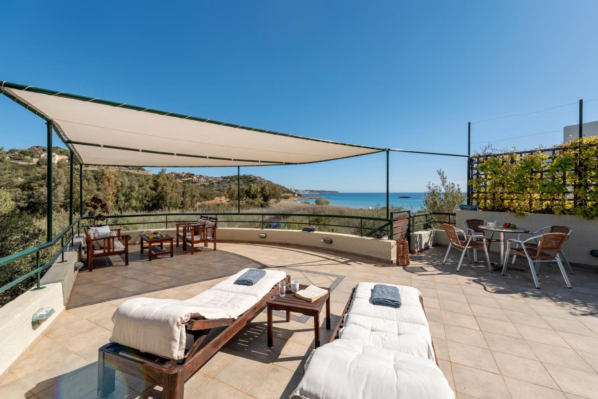 Coastal Dream Beachview Jacuzzi& Sauna Amoudara  Eksteriør billede